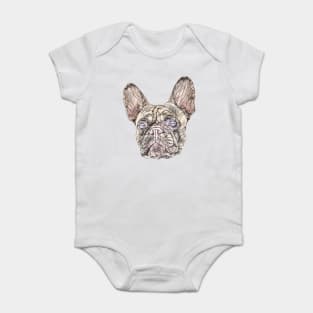 Frenchie French Bulldog Baby Bodysuit